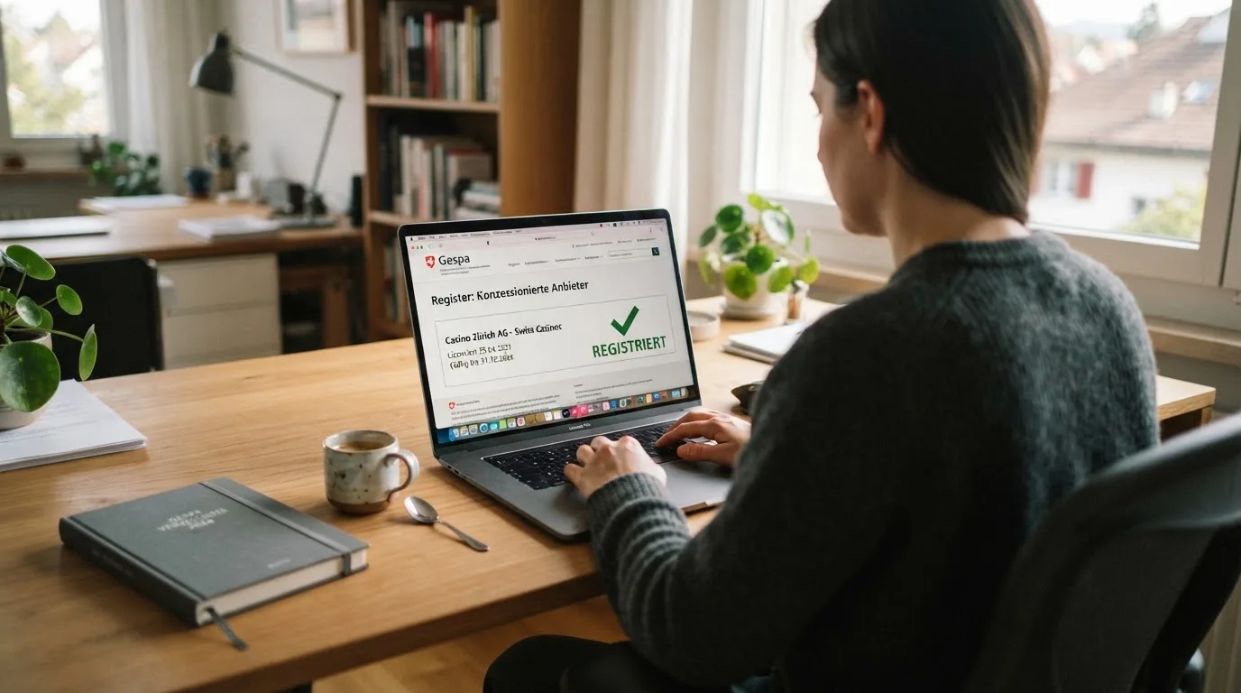 Amtliches Schreiben mit Stempel auf einem Schreibtisch neben einem Gesetzbuch — online casino mit autoplay